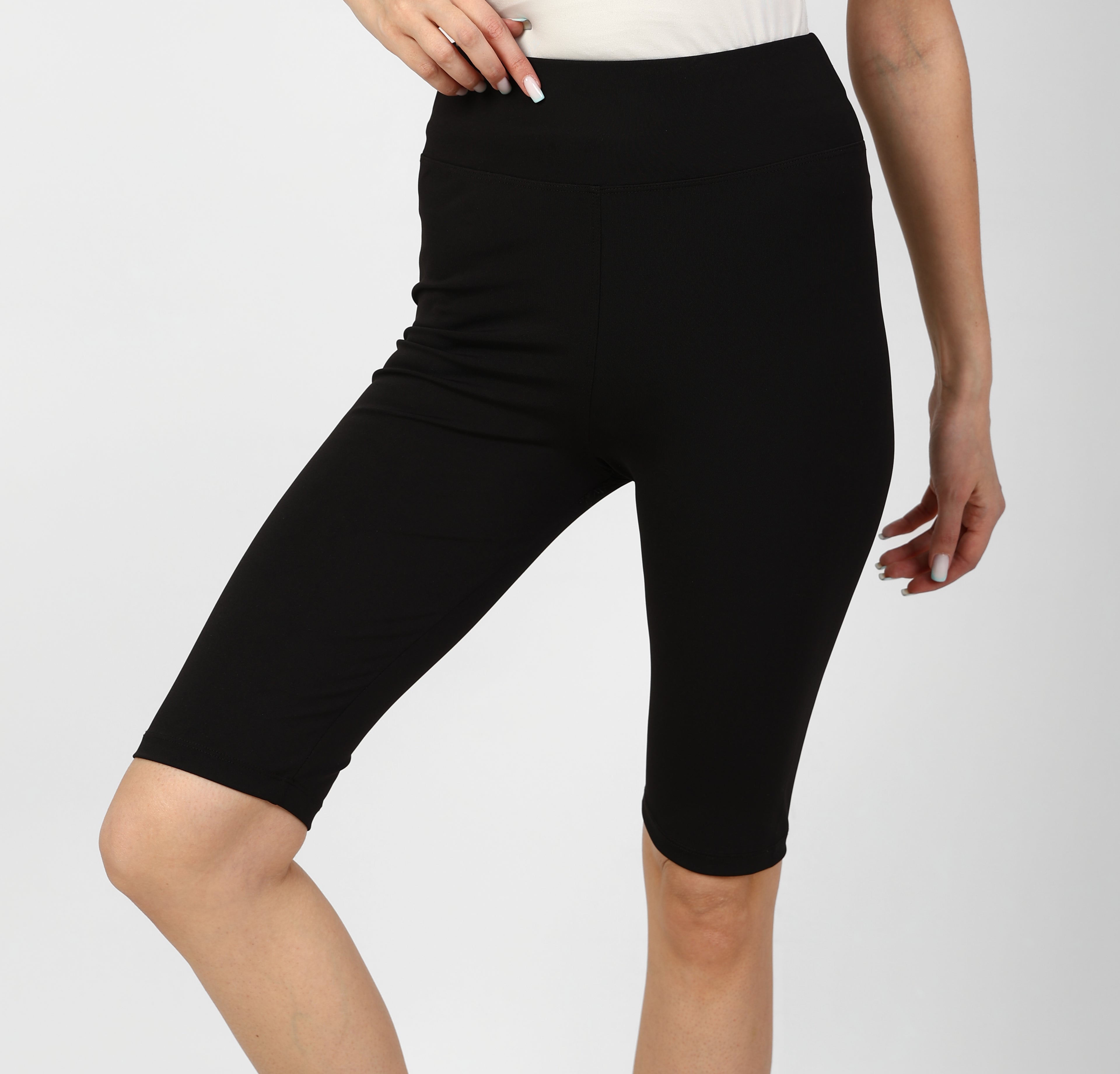 Sports leggings with a high waist and elastic design